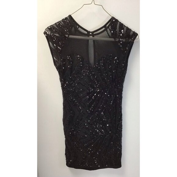 Windsor Black Sequins Dress Size Medium 🤍 - Picture 1 of 4
